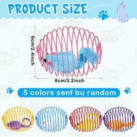 Jouets en peluche pour chats : balles à ressort extensibles, souris et rats de dessin animé pour chatons et chats d'intérieur (vente en gros)