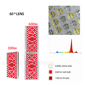 ANDY PPE 3.6 umol/<span class=keywords><strong>j</strong></span> ไฟปลูกต้นไม้ LED 300W 600W สำหรับเรือนเพาะชำมะเขือเทศผักกาดหอมสตรอเบอรี่ตัดดอก - Product Image 3