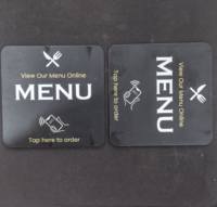 Chip NFC de 144 Bytes, Menú NFC Acrílico de 13.56MHz, Chip RFID Programable con URL, Placa Resistente al Agua con Adhesivo