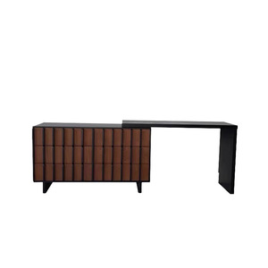 <b>Dressing</b> <b>Table</b> And Chest Of Drawers Combined 1.2m Wooden Makeup Vanity With Mirror For <b>Bedroom</b> Modern Minimalist Design - Product Image 5