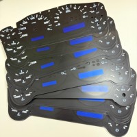 Film de protection autocollant en plastique pour tableau de bord de voiture Touchgoal TG-CD-10, pour compteur de vitesse, montage en surface pour véhicule