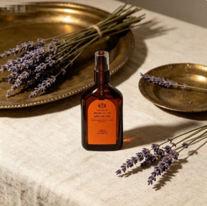 Aceite de Argán Doble Cuidado de Marca Privada 50ml, Sérum Capilar No Pegajoso, Protector de Calor para Cabello Dañado, Calidad de Exportación - Product Image 1