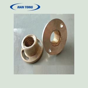 Nan Tong <b>Copper</b> Nut For Lead <b>Screw</b> 6mm 10mm Pitch Paper Machinery Parts - Product Image 2
