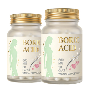 OEM ODM Yeni Ürün Borik Kapsüller 30 Kapsül/Şişe Koku Kontrolü Destekli Borik Asit Fitilleri Kadın Vajinal Sağlığı İçin - Product Image 1