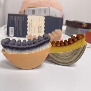 Spazzola per il Corpo in Setole Sintetiche Morbide Vegane, Etichetta Privata Personalizzata, Spazzola per Massaggio Linfatico e Modellamento del Viso - Product Image 1