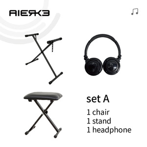 Ensemble <span class=keywords><strong>de</strong></span> base pour <span class=keywords><strong>musicien</strong></span> AIERKE avec chaise <span class=keywords><strong>de</strong></span> soutien et support d'équipement - Product Image 3
