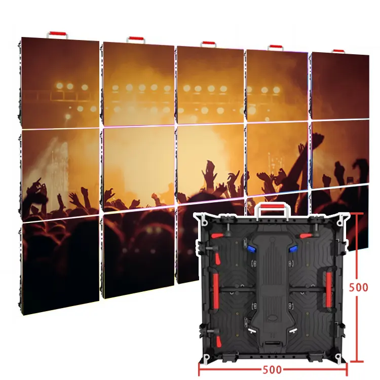 Rental Ledwall Outdoor Indoor Event Stage Background Backdrop Video Wall Pantalla P2.9 P3.91 P4.8 Led Display Screen For Concert