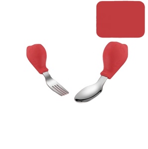 Vente chaude Silicone Spork Kits <span class=keywords><strong>Bebe</strong></span> Bébé Alimentation Cuillère Et Fourchette ODM & OEM Usine - Product Image 4