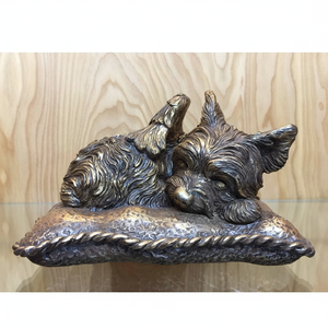 Angel <b>Dog</b> Brassworld India American Style Metal Pet Cremation <b>Urn</b> - Product Image 1
