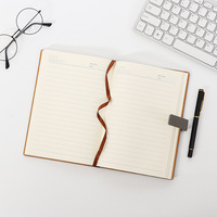 Carnet portable de gros pour entreprises, petit carnet de poche simple avec couverture rigide cousue, couverture en cuir