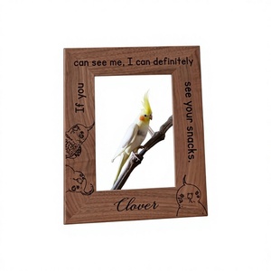 Cadre photo rustique en bois écologique artisanal Khadim de qualité supérieure, support de table fait main pour mariage et anniversaire - Product Image 1