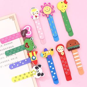Portable Adorable Cartoon Wooden Ruler <b>Bookmark</b> Cute School Office Wooden <b>Bookmarks</b> Stationery <b>Gift</b> Factory Direct - Product Image 1