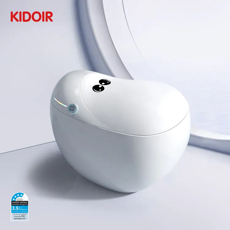 Kidoir design servizi igienici e lavandini in ceramica bagno all'ingrosso di un pezzo wc bianco pavimento montato wc smart wc