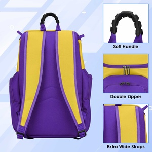 Mochila para adultos jóvenes con logotipo personalizado al por mayor de fábrica, mochila de viaje para acampar, bolsa de fútbol impermeable, Mochila deportiva de ocio para baloncesto - Product Image 4