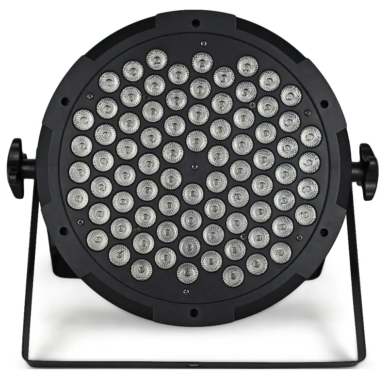 Nieuwe hot koop plastic shell 80 stks 3in1 led platte par kan goedkope fabriek prijs aanbieding