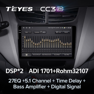 TEYES CC3 2K REPRODUCTOR DE DVD para coche para Chevrolet <span class=keywords><strong>Sail</strong></span> 2015 - 2018 9 pulgadas GPS Android navegación REPRODUCTOR DE DVD para coche - Product Image 6