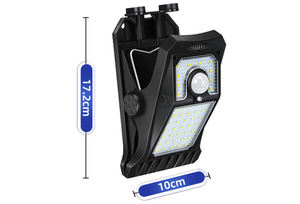 キャンプパティオヤード用屋外セキュリティクリップランプモーションセンサーLEDソーラー街路灯 - Product Image 2