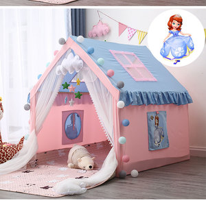 Château de princesse pliable pour enfant, <span class=keywords><strong>petite</strong></span> maison, matériel d'intérieur et d'extérieur, <span class=keywords><strong>tipi</strong></span> pour les tout-petits, vente en gros - Product Image 2