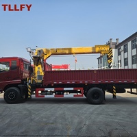 TLLFY Prix attractif Haute qualité Grue de camion télescopique compacte Liyuan de 2 tonnes avec pompe hydraulique