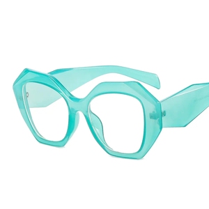 Nouvelles lunettes anti-lumière bleue carrées couleur bonbon pour femmes, monture optique vintage en plastique, nouvelle mode - Product Image 4