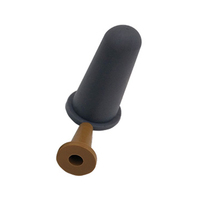 Produits en caoutchouc de silicone moulés sur mesure Bouchon en caoutchouc conique Bouchon en caoutchouc triangulaire