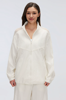 Ensemble de sport pour femmes, veste à manches longues et pantalon décontracté ample, 100% nylon réversible, extensible dans quatre directions, respirant
