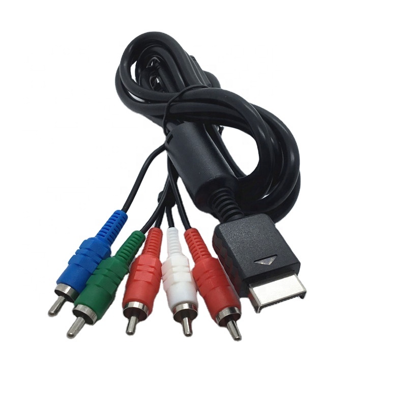 1.8m per cavo componente PS3 cavo Audio Video AV RCA per cavo componente PS2 per PS2