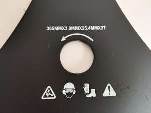 UM çim kesici bıçak ÇALI KESİCİ 305*3.0*25.4mm bıçak 3t bıçak ÇALI KESİCİ - Product Image 5