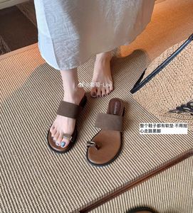 Sandales personnalisées à talon compensé ouvertes pour femmes, <span class=keywords><strong>chaussures</strong></span> plates antidérapantes, simples et élégantes, <span class=keywords><strong>petites</strong></span> tailles - Product Image 5
