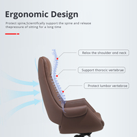 Chaise de bureau ergonomique Boss en gros pour salle de réunion, confortable pour les longues sessions, chaises élégantes pour la maison