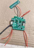 Kit di Sostituzione Custodie per Batterie con Circuito PCB di Ricarica BMS per Batteria Utensile Trapano a Batteria Bosch BAT618 18V 21700*10 Celle