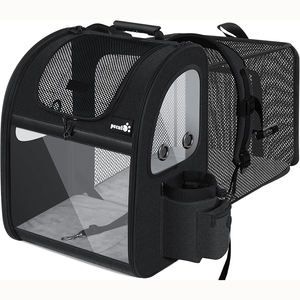 Muestra gratuita: Transportín plegable para mascotas deportivas con cama impermeable - Transportín plegable de plástico con puerta frontal - Product Image 2