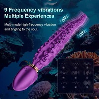 Vibromasseur balle à point G et anal, personnalisé en usine, en forme de tentacule de pieuvre, rechargeable par USB, étanche, pour femmes et hommes