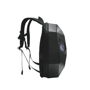 กระเป๋าเป้สะพายหลังสำหรับปั่นจักรยาน LED Rider กันน้ำ ใช้พลังงานจาก USB พร้อมจอแสดงผลดิจิตอลแบบตั้งโปรแกรมได้ ลายตา 3 มิติ ซับในไนลอน ลายตัวอักษร - Product Image 5