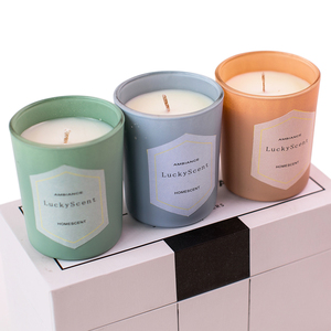 Bougies aromatiques relaxantes au parfum personnalisé de haute qualité Bougies d'aromathérapie à mèche en coton pour cadeau - Product Image 5