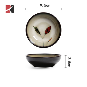 Nhật Bản Phong Cách Sáng Tạo Chip Gốm Và <span class=keywords><strong>Dip</strong></span> Bát Đặt Nhỏ Nước Sốt Bát - Product Image 6