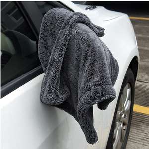 <span class=keywords><strong>Serviette</strong></span> de lavage auto en microfibre torsadée épaisse et douce 1200 GSM, extra absorbante, certifiée OEKO-TEX pour usage professionnel - Product Image 2