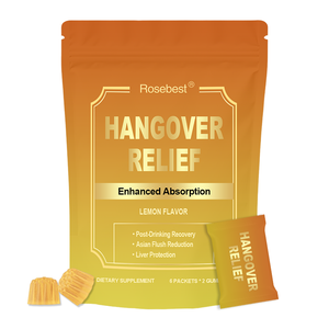 Complément alimentaire sans sucre à saveur citron pour le soutien du foie et la récupération après une gueule de bois, sous marque privée OEM, avec 1000 mg de <span class=keywords><strong>DHM</strong></span> et multi-vitamines - Product Image 1