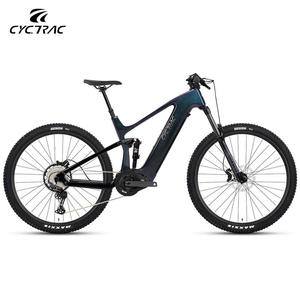 <span class=keywords><strong>Bicicleta</strong></span> Eléctrica de Fibra de Carbono CYCTRAC EM10 con Motor Central de 500W, Suspensión Completa, 12 Velocidades, Batería de Litio de 48V, <span class=keywords><strong>Bicicleta</strong></span> de Montaña Deportiva de <span class=keywords><strong>29</strong></span> Pulgadas - Product Image 3