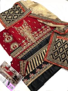 Vestido Salwar Kameez de Algodón con Henna Colorida Pakistaní para Mujer, por AJM - Product Image 3