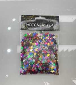 Set di Decorazioni per Capodanno con Coriandoli a Stella Multicolore Oro e Argento per Feste di Fine Anno - Product Image 4