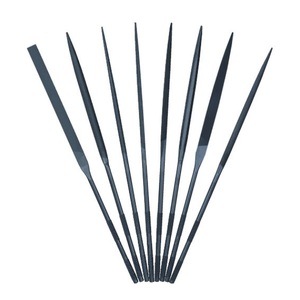Jeu de limes à aiguilles industrielles japonaises de haute qualité TSUBOSAN, à extrémité conique, ensembles de 5 à 12 pièces, pour ébavurage - Product Image 2