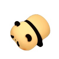Lampe à clapet en silicone Panda, veilleuse pour enfants, cadeau de chevet, jouet lumineux créatif
