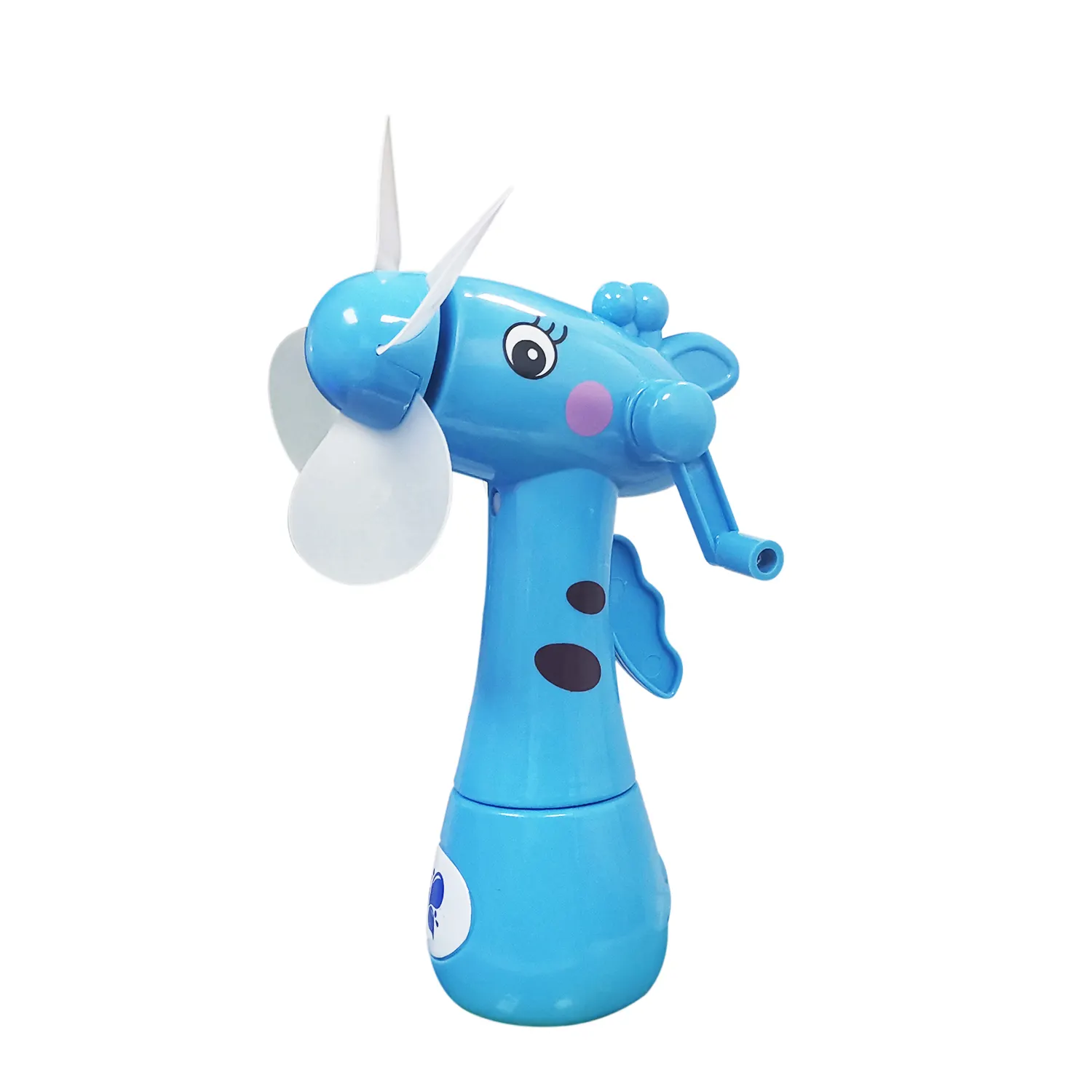 New Design Dynamo Animal Cartoon Cute Blade Water Spray Portable Hand Cooling Small Table Mini Fan for Kids