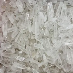Natural Bulk Wholesale Crystal Wands Rough Raw Clear Quartz Wand Stick Crystals Point For Decoration