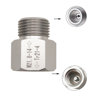 Adattatore adattatore Convertors .825 "<span class=keywords><strong>NGO</strong></span> 5/8-18UNF per tanica Co2 W21.8-14,CGA320,3/8-24UNF per Sodastream,HomeBrew, acquario - Product Image 4