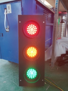 Feux de circulation <span class=keywords><strong>LED</strong></span> Shengxinda 100 mm plein écran, école, Croix-Rouge, 3 couleurs (rouge, vert, jaune), film transparent de qualité ingénieur, stratifié - Product Image 3