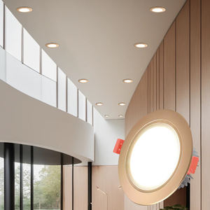 Lámpara de Techo Inteligente LED Multi-Potencia con Tecnología Tri-Sensor, <span class=keywords><strong>Radar</strong></span> de Microondas Infrarrojo, Encendido/Apagado Automático para Pasillo, Almacén, Downlight - Product Image 1