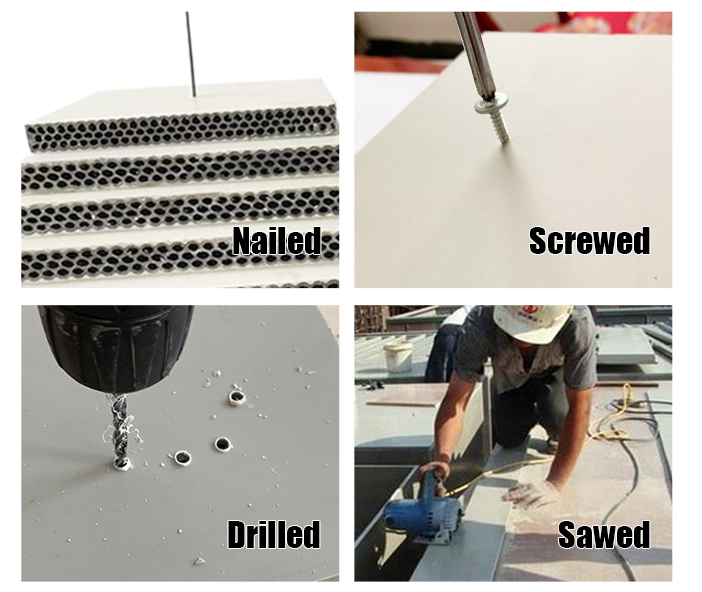 Concrete Hollow Plastic Formwork Shuttering Board with Round Hole 4x8 feet 18mm thickness