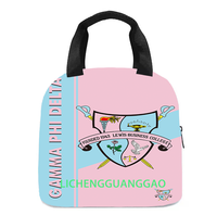 Phi Beta Sigma Sorority Lunch Box Sac à déjeuner portable pour sororités, sac isotherme réutilisable pour le bureau, le travail et les voyages